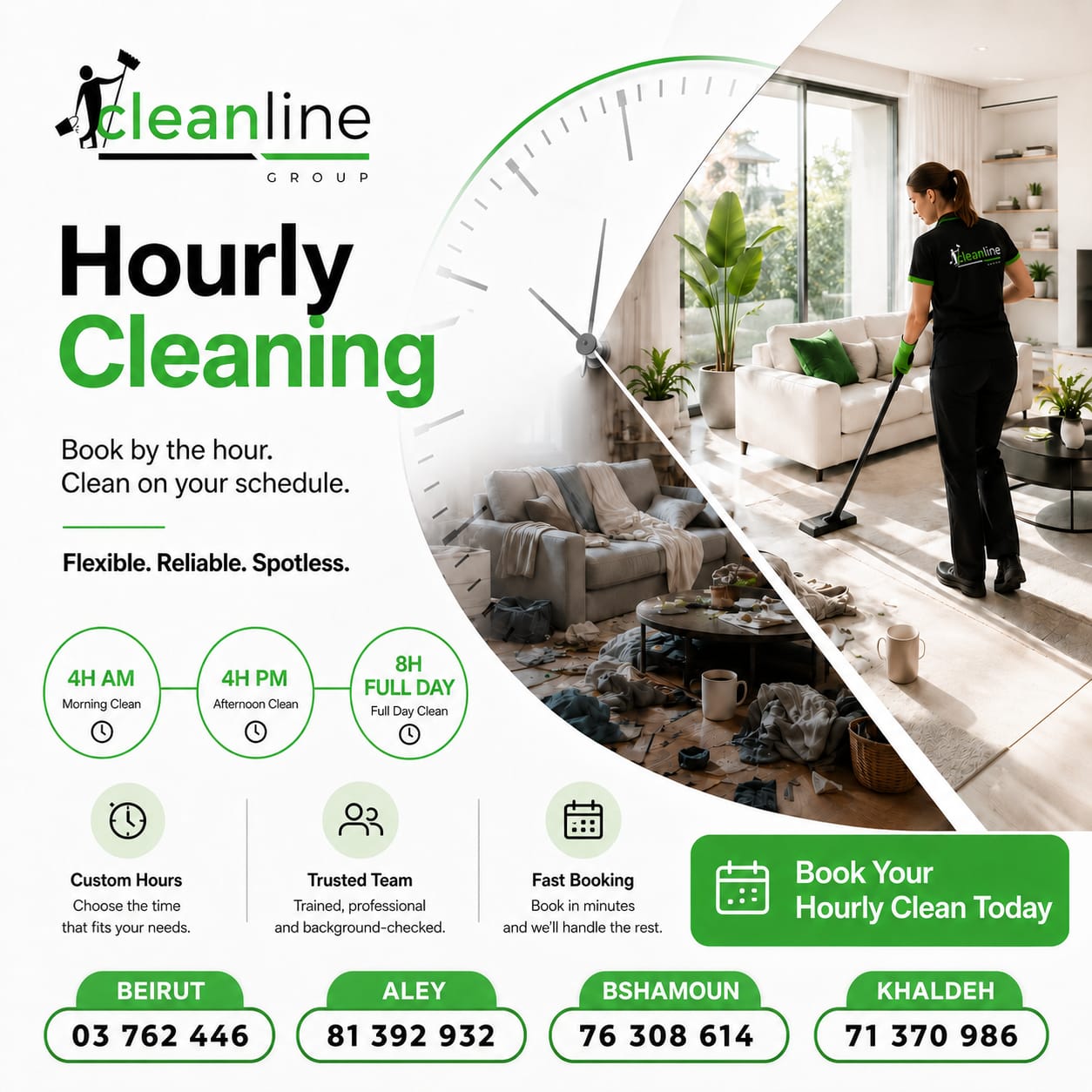 Cleanline team at work